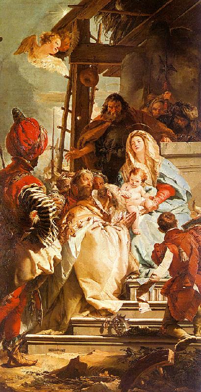 Giovanni Battista Tiepolo Mercury Appearing to Aeneas France oil painting art
